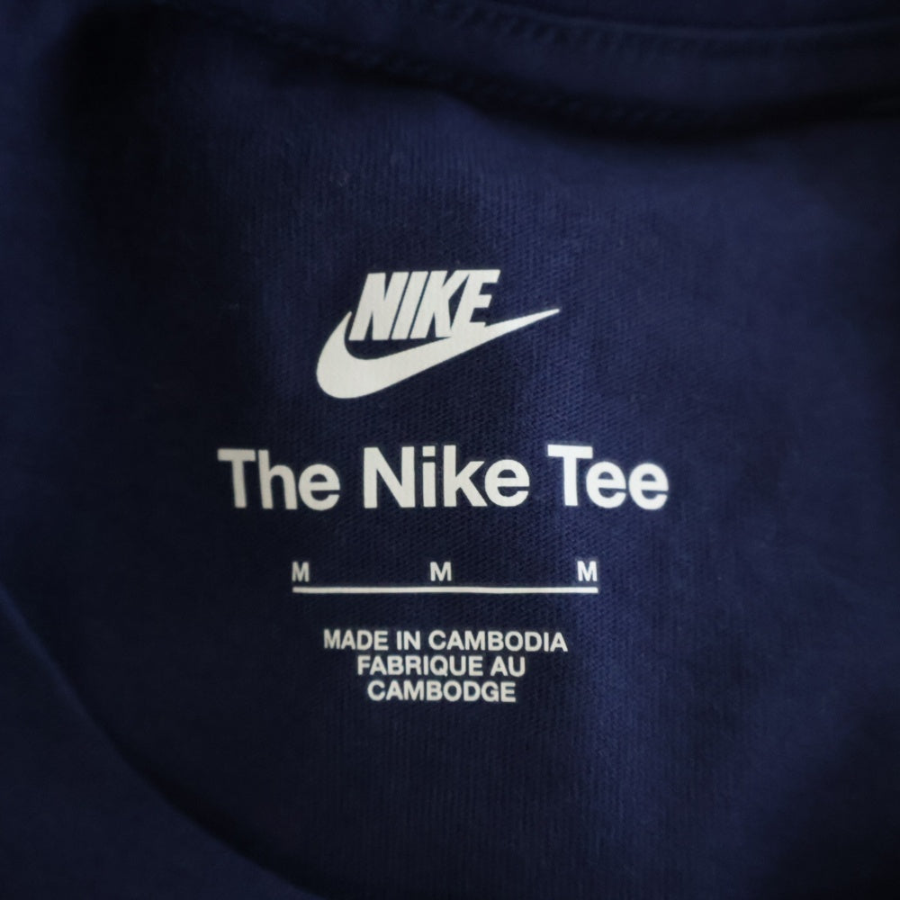 NIKE(ナイキ) NSW CLUB+ 総柄半袖Tシャツ ネイビー FD1280-410