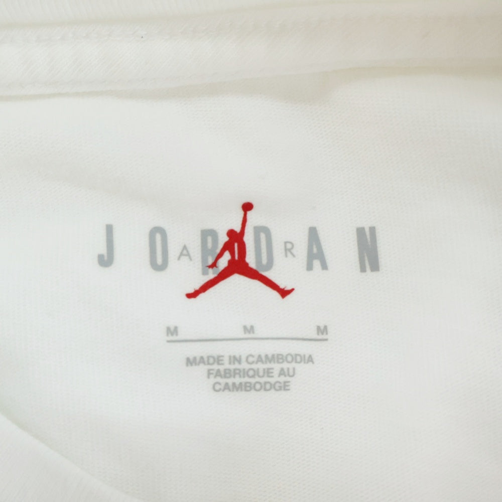 NIKE(ナイキ) JORDAN BRAND AS M J BRAND SNKR PTCH SS CREW ジョーダンブランド スニーカーパッチ半袖Tシャツ ホワイト FN5983-100