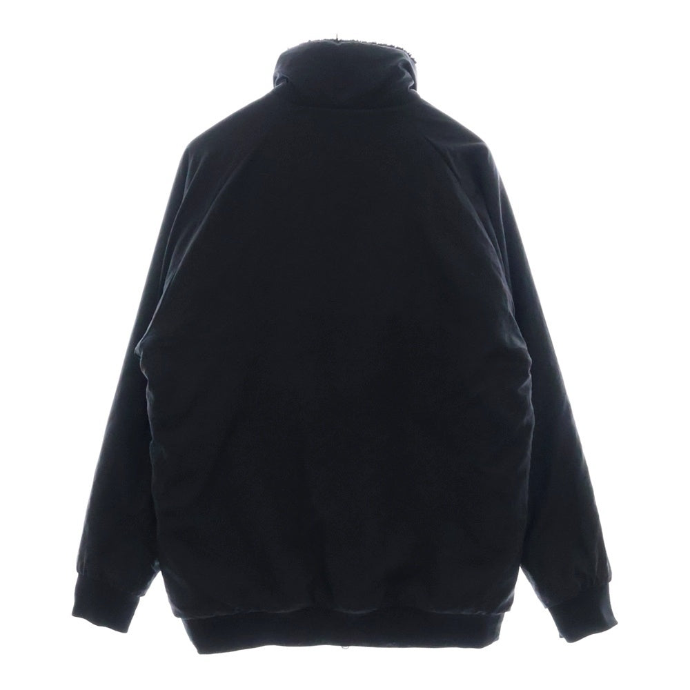 NIKE(ナイキ) AS M NSW VW SWSH FULL ZIP JKT ロゴ刺繍 リバーシブルナイロンジャケット フリースボアジャケット ブラック BQ6546-011