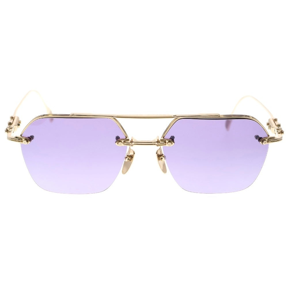 CHROME HEARTS(クロムハーツ) FLUID フィリグリーモチーフダブルブリッジサングラス 眼鏡 アイウェア ゴールド