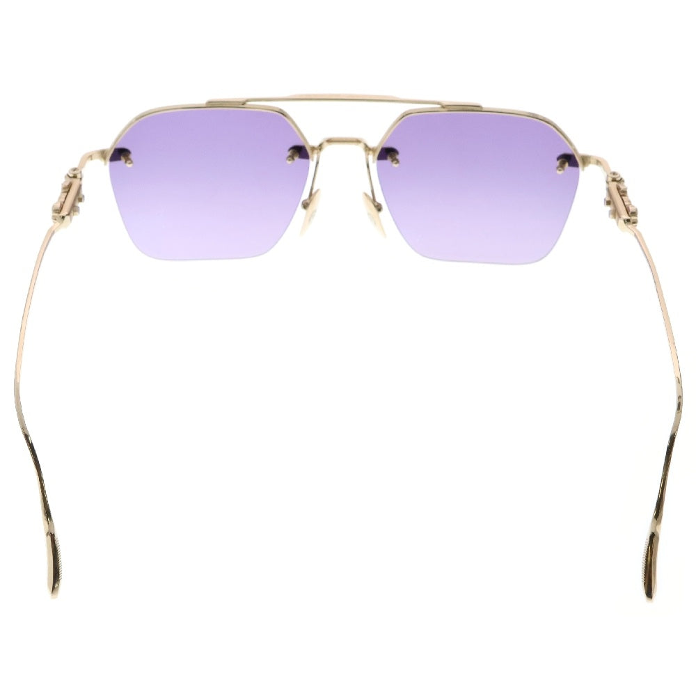 CHROME HEARTS(クロムハーツ) FLUID フィリグリーモチーフダブルブリッジサングラス 眼鏡 アイウェア ゴールド