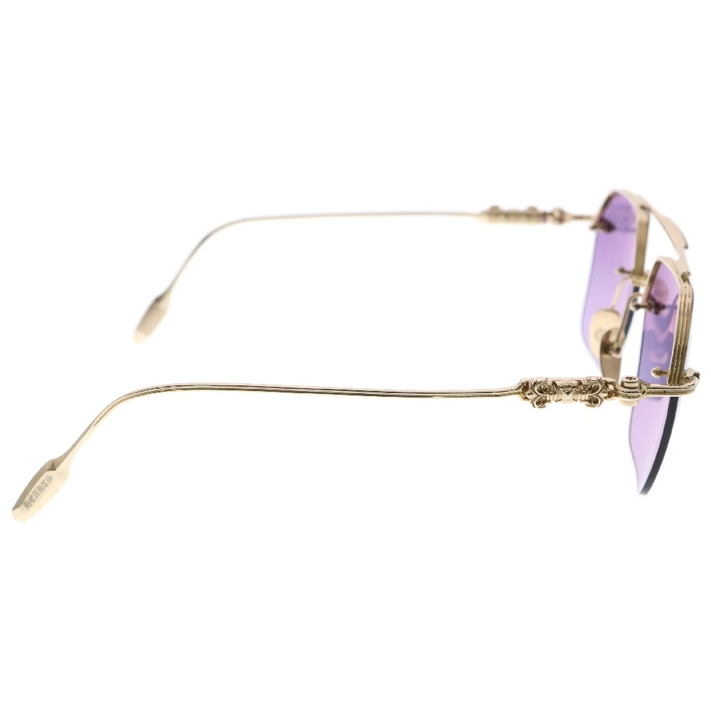 CHROME HEARTS(クロムハーツ) FLUID フィリグリーモチーフダブルブリッジサングラス 眼鏡 アイウェア ゴールド
