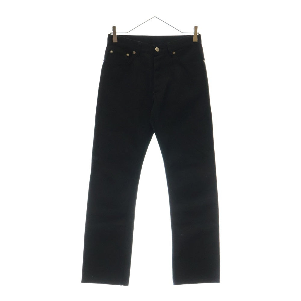 HELMUT LANG(ヘルムートラング) ARCHIVE RAW SILK DENIM 本人期ロウシルクデニムパンツ ジーンズ 745 HR 5001 XA1 ブラック