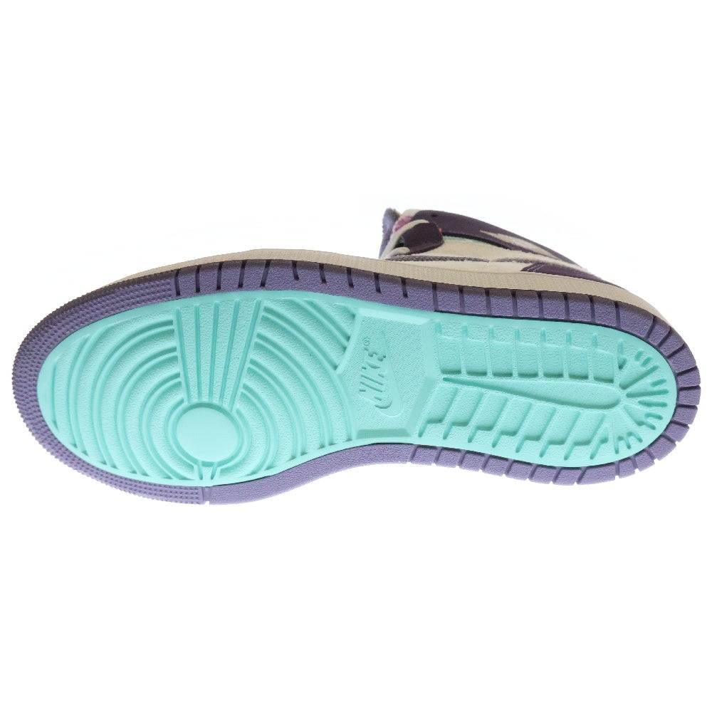NIKE(ナイキ) AIR JORDAN 1 HIGH ZOOM AIR COMFORT エアジョーダン1 ハイ ズーム エア コンフォート ハイカットスニーカー ホワイト/パープル US9/27cm CT0978-150