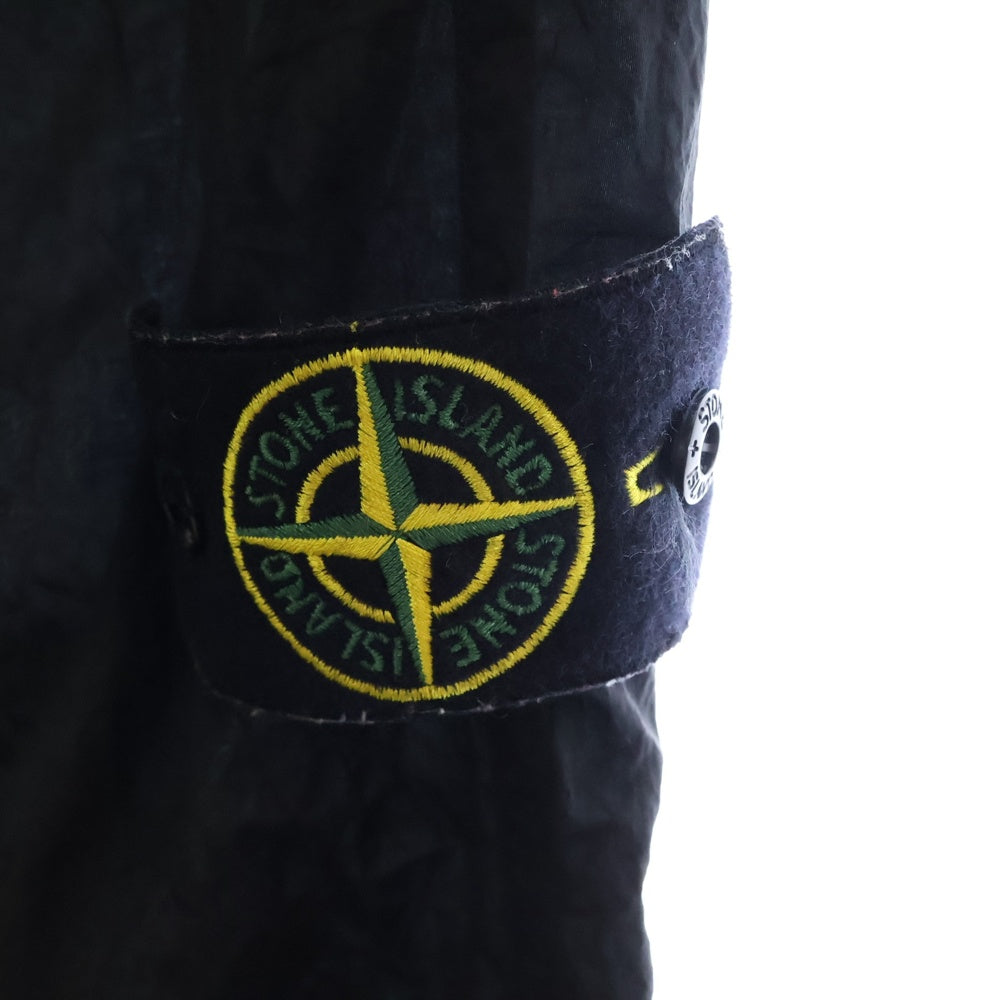 STONE ISLAND(ストーンアイランド) PANT NYLON METAL ロゴパッチ ナイロン メタルパンツ ブラック 781531019