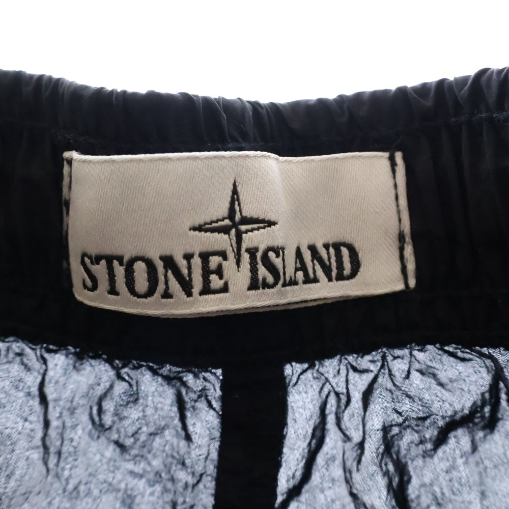 STONE ISLAND(ストーンアイランド) PANT NYLON METAL ロゴパッチ ナイロン メタルパンツ ブラック 781531019