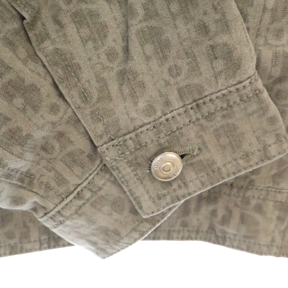 DIOR(ディオール) オブリークスウィングトップブルゾン ジップアップコットンデニムジャケット 513D499A3001 グレー
