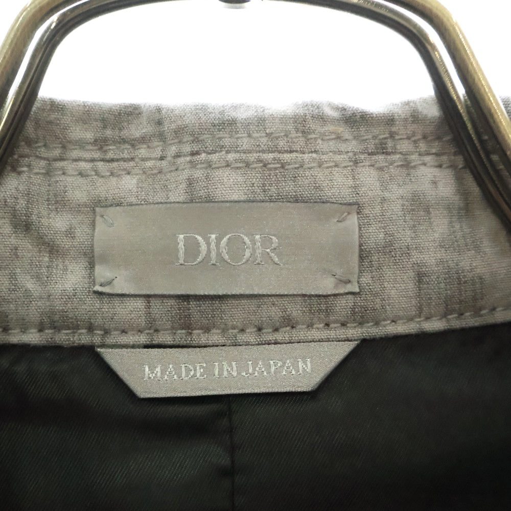 DIOR(ディオール) オブリークスウィングトップブルゾン ジップアップコットンデニムジャケット 513D499A3001 グレー