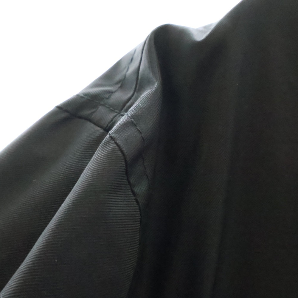 BALENCIAGA(バレンシアガ) News Logo Coach Jacket ニュースロゴ ナイロンコーチジャケット ブラック 626575 TI054