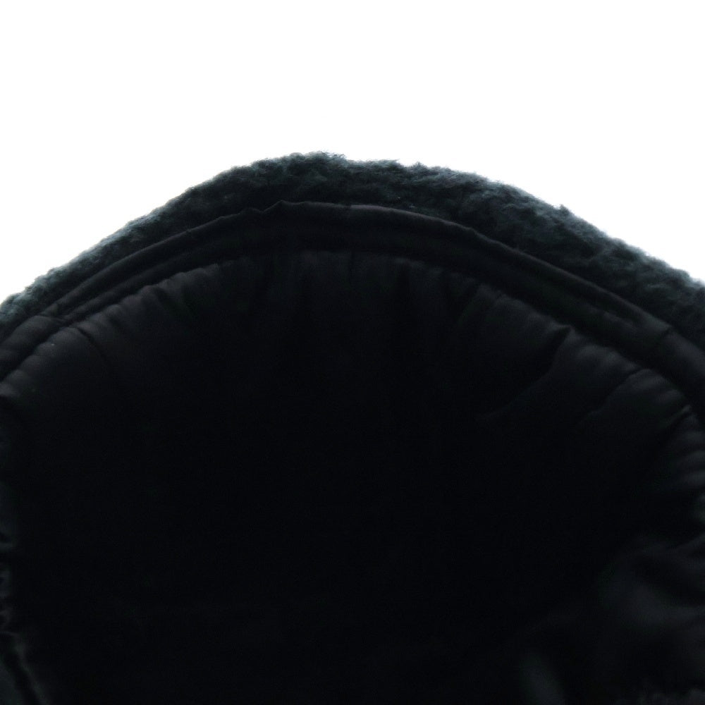 SUPREME(シュプリーム) 23AW Shearing Trooper シアリングトルーパー バックロゴフライトキャップ 帽子 Small/Midium ブラック