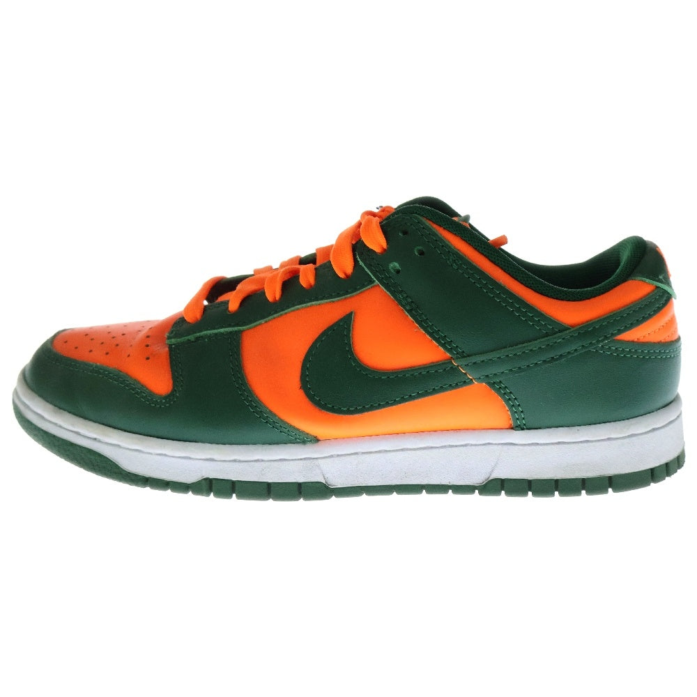 NIKE(ナイキ) DUNK LOW RETRO GORGE GREEN AND TOTAL ORANGE DD1391-300 ダンクローレトロ ローカットスニーカー オレンジ/グリーン US7.5/25.5cm