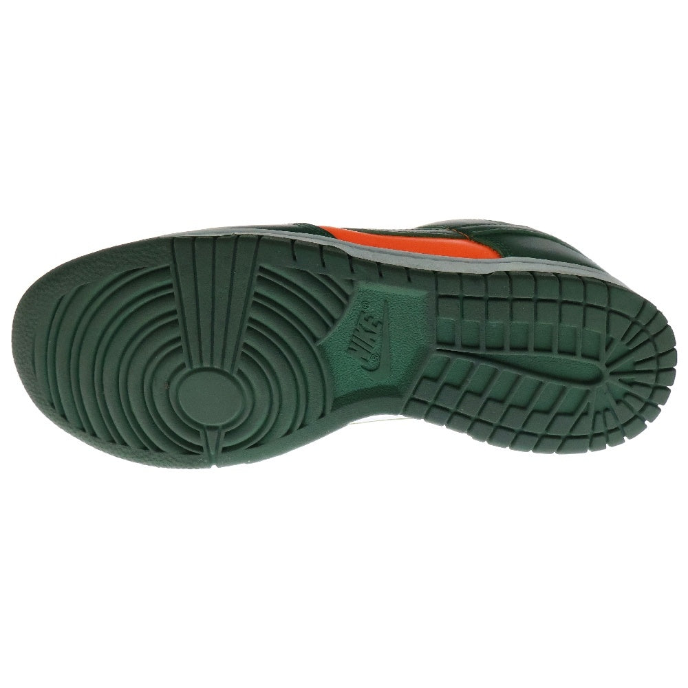 NIKE(ナイキ) DUNK LOW RETRO GORGE GREEN AND TOTAL ORANGE DD1391-300 ダンクローレトロ ローカットスニーカー オレンジ/グリーン US7.5/25.5cm