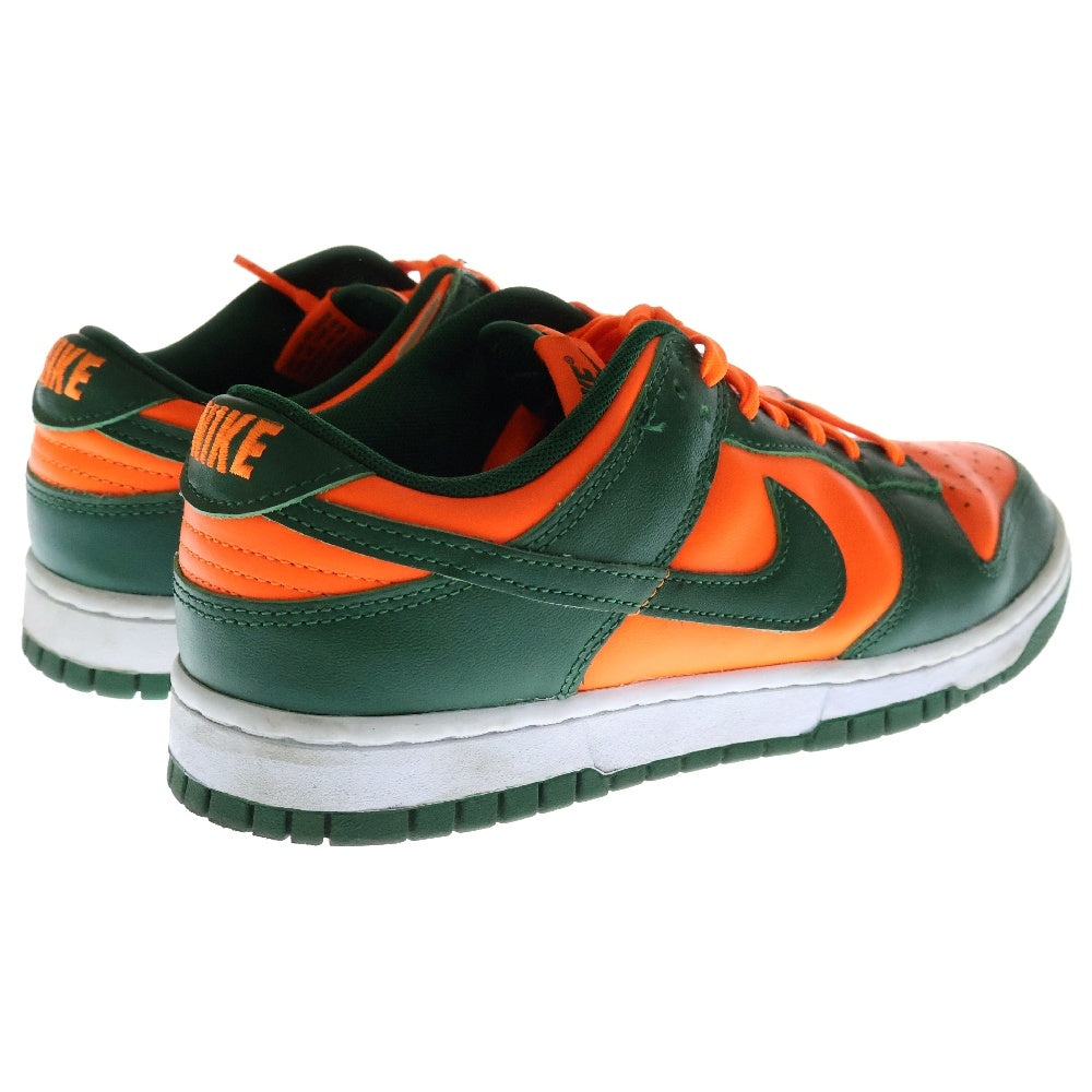 NIKE(ナイキ) DUNK LOW RETRO GORGE GREEN AND TOTAL ORANGE DD1391-300 ダンクローレトロ ローカットスニーカー オレンジ/グリーン US7.5/25.5cm