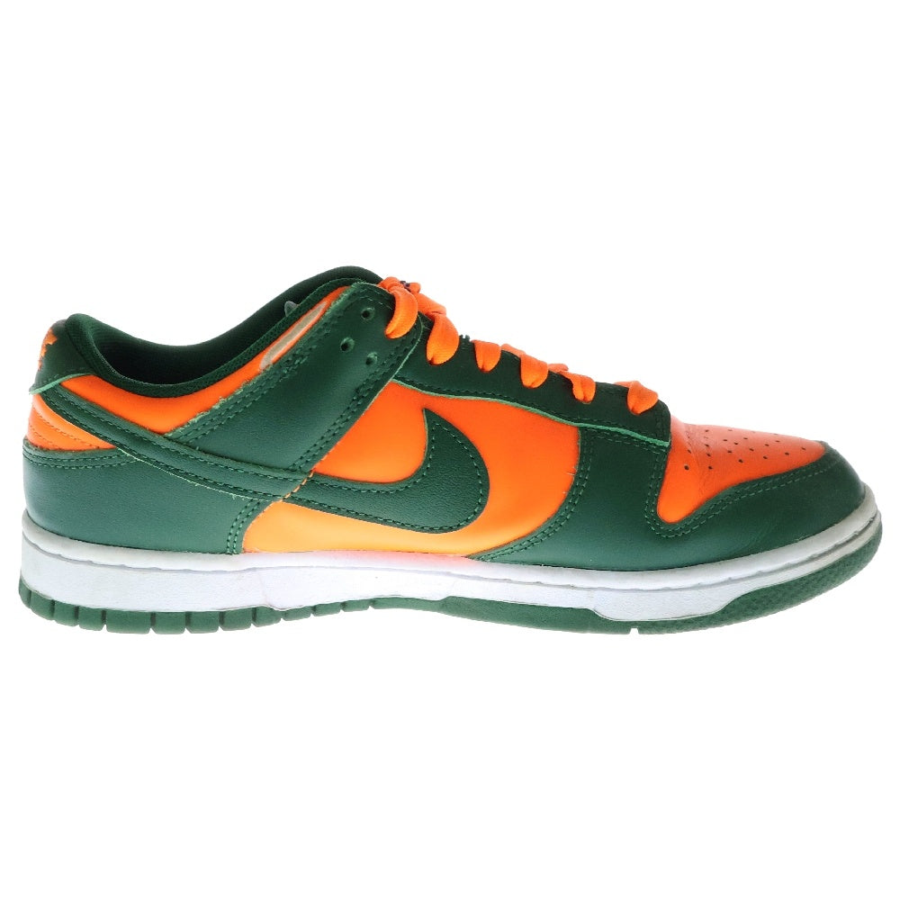 NIKE(ナイキ) DUNK LOW RETRO GORGE GREEN AND TOTAL ORANGE DD1391-300 ダンクローレトロ ローカットスニーカー オレンジ/グリーン US7.5/25.5cm