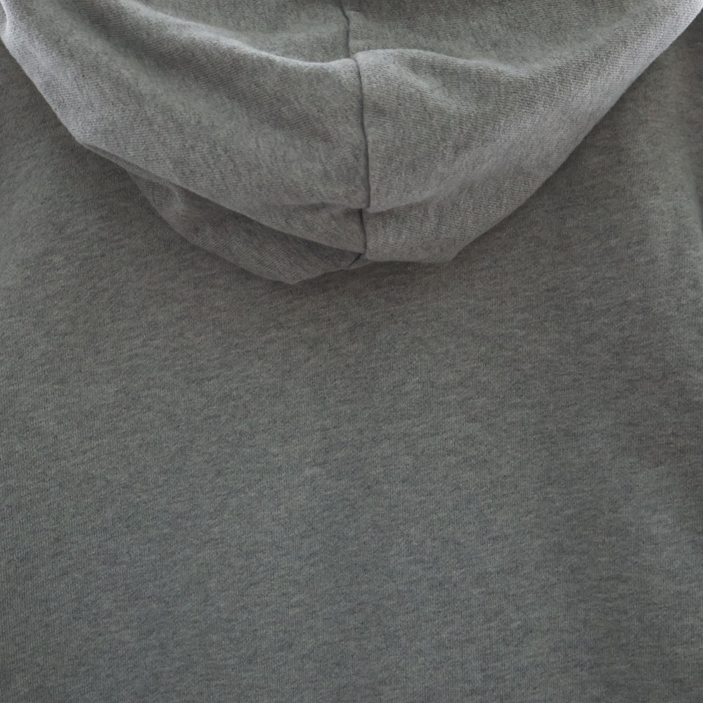 BALMAIN(バルマン) Logo Embossed Drawstring Hoodie エンブロイダリーロゴドローストリングフーディー プルオーバーパーカー JT046BC22 グレー