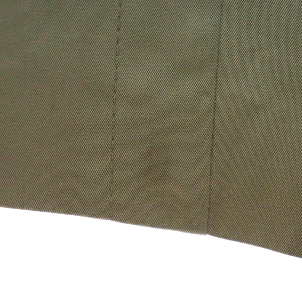 Sacai(サカイ) 24SS Gabardine Pants ベルト付きノータックコットンチブーノツカットフレアロングパンツ レディース 24-07242 ベージュ
