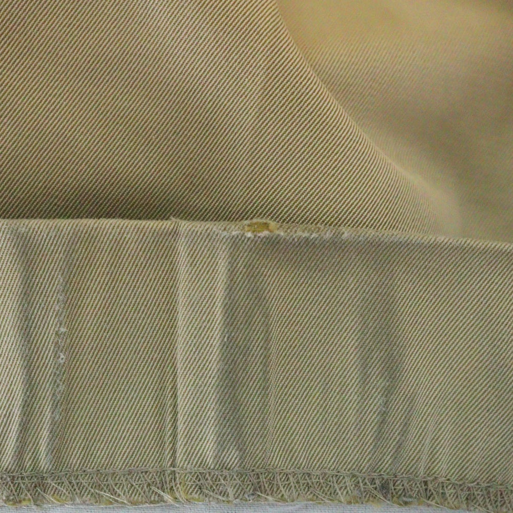Sacai(サカイ) 24SS Gabardine Pants ベルト付きノータックコットンチブーノツカットフレアロングパンツ レディース 24-07242 ベージュ
