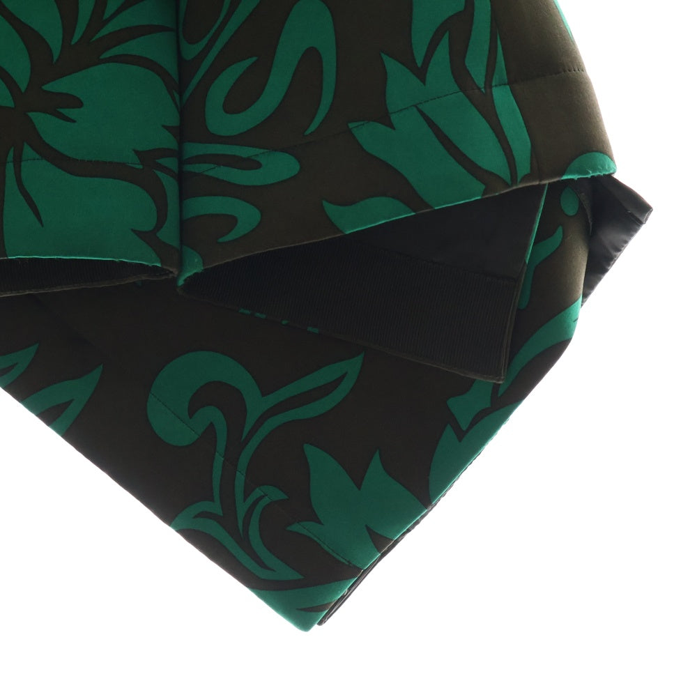 Sacai(サカイ) 24SS Floral Print Skirt フローラルプリントスカート カーゴポケットラップスカート レディース 24-07052 ブラウン/グリーン