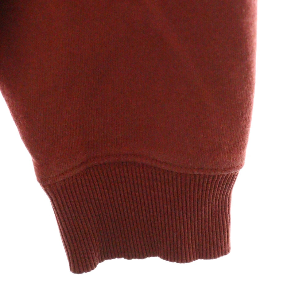 STUSSY(ステューシー) Basic Stussy Hoodie ロゴプリントプルオーバースウェットパーカー 1924649 オレンジ