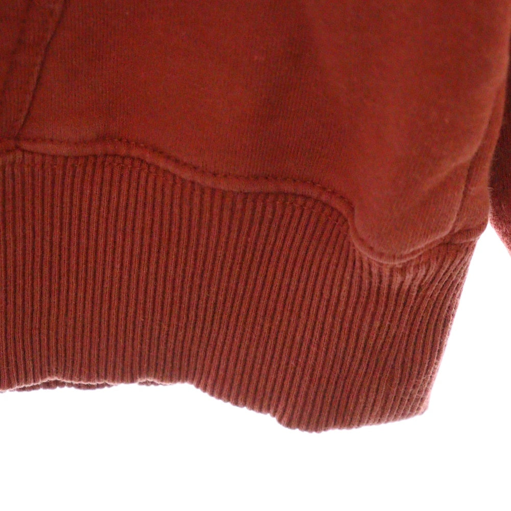STUSSY(ステューシー) Basic Stussy Hoodie ロゴプリントプルオーバースウェットパーカー 1924649 オレンジ