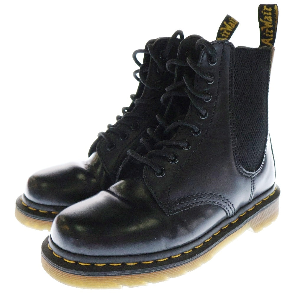 Dr.Martens(ドクターマーチン) 1460 HARPER 8ホールサイドゴアレースアップレザーブーツ UK4/23cm レディース 26962001 ブラック