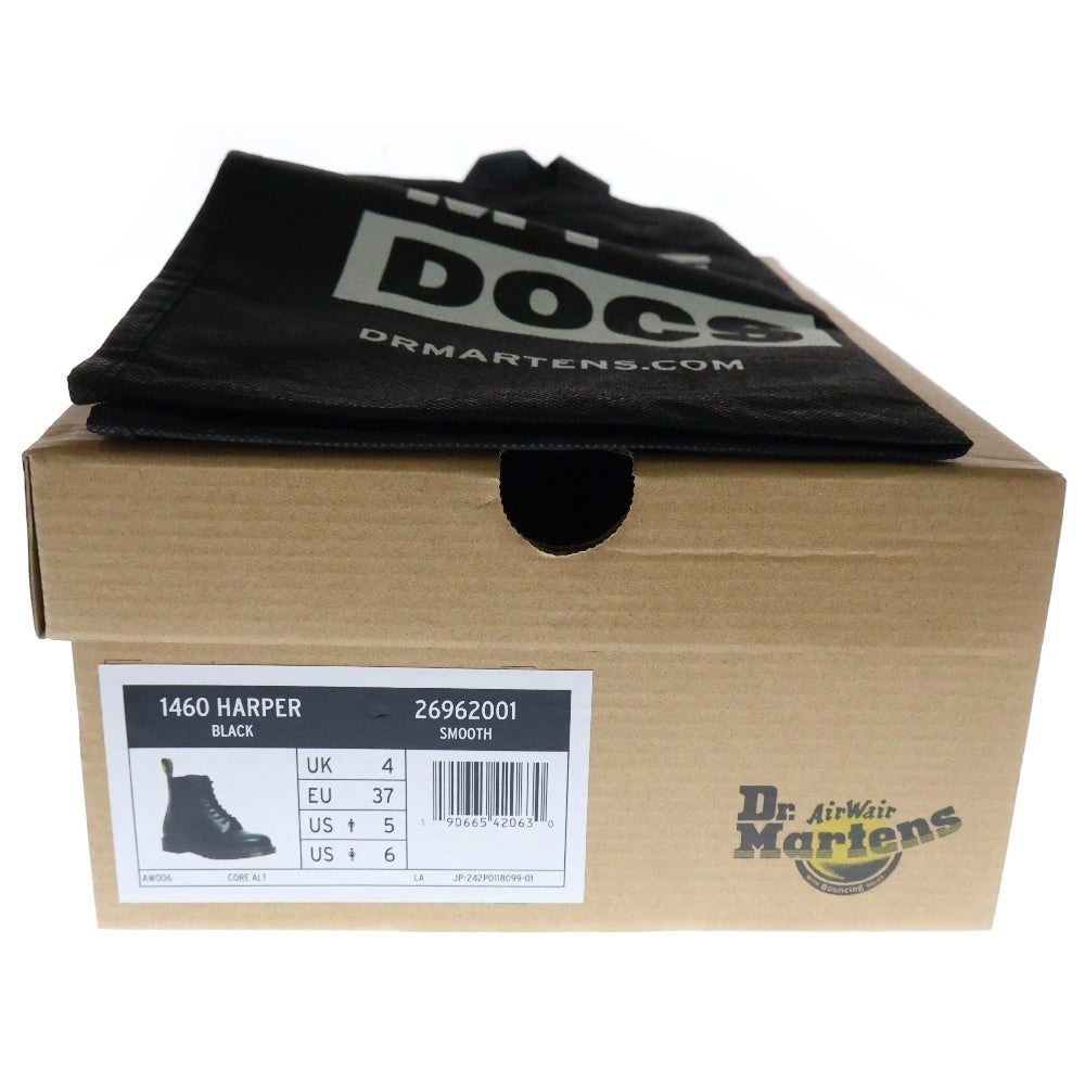 Dr.Martens(ドクターマーチン) 1460 HARPER 8ホールサイドゴアレースアップレザーブーツ UK4/23cm レディース 26962001 ブラック