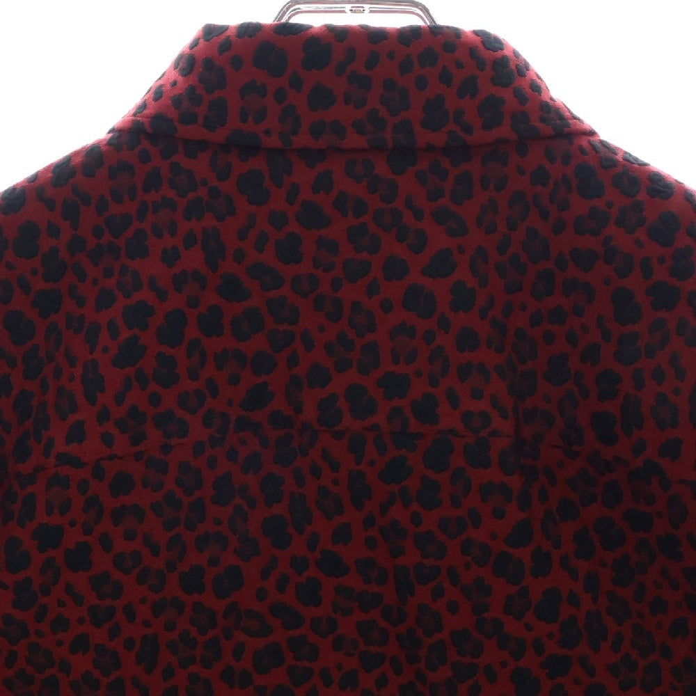 VERSACE(ヴェルサーチ) Barocco Jacquard Overshirt ジャガード長袖シャツ レッド 1017413 1A12401
