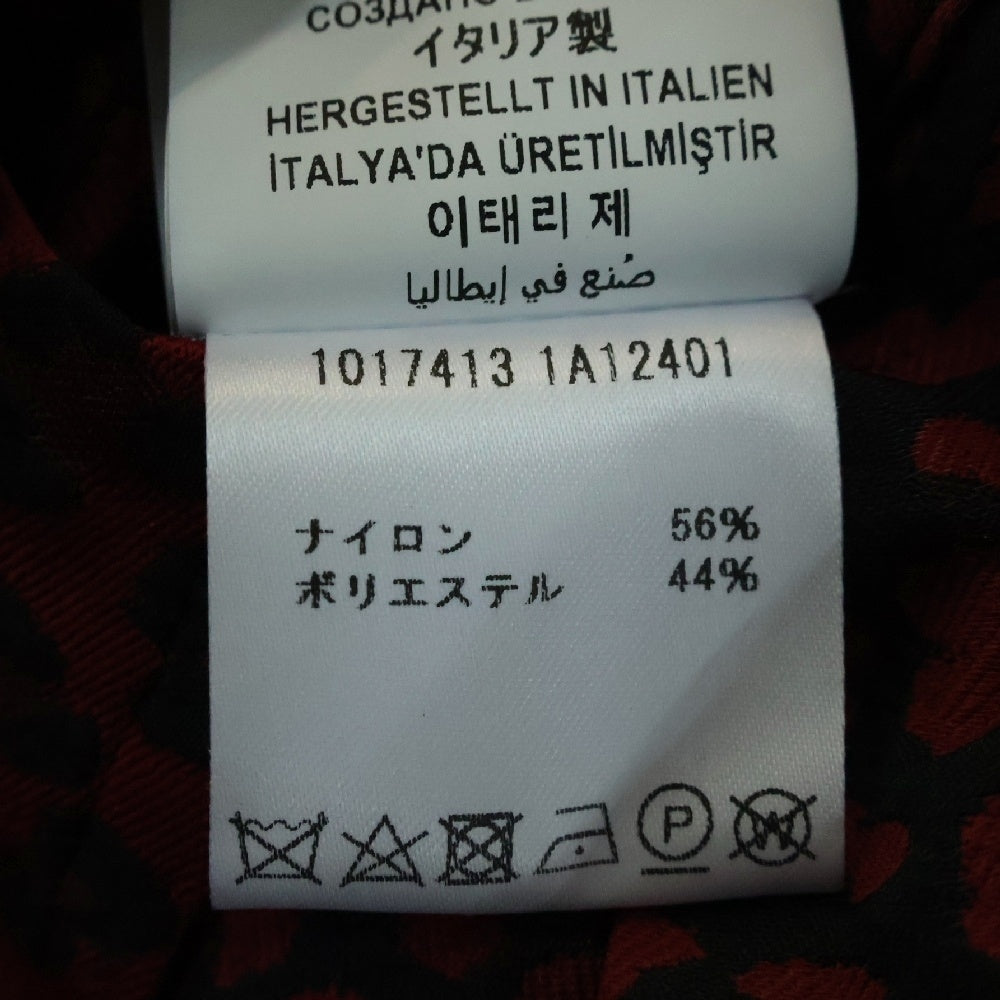 VERSACE(ヴェルサーチ) Barocco Jacquard Overshirt ジャガード長袖シャツ レッド 1017413 1A12401