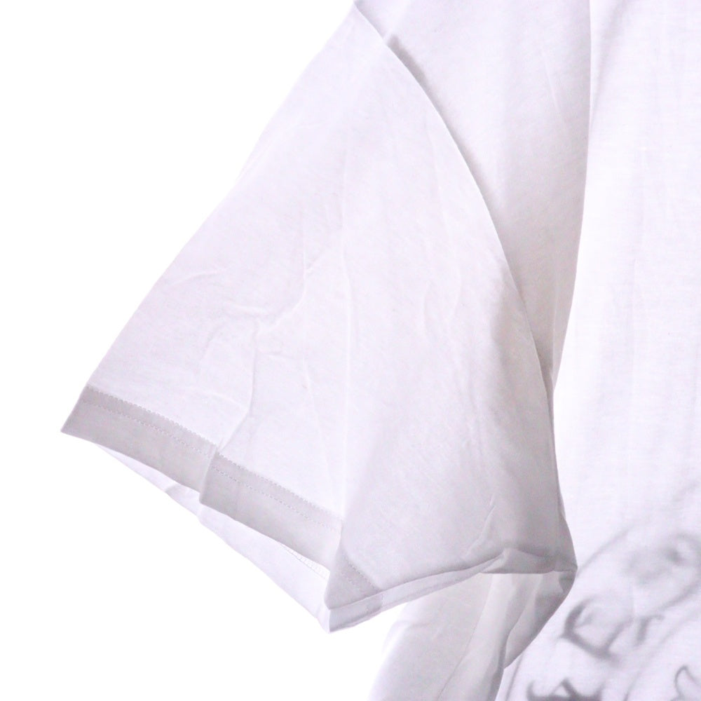 CHROME HEARTS(クロムハーツ) Miami Horseshoe S/S Tee マイアミ限定 バック ホースシュー クルーネック半袖Tシャツカットソー ホワイト