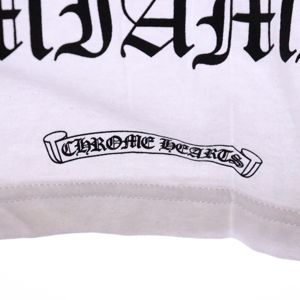 CHROME HEARTS(クロムハーツ) Miami Horseshoe S/S Tee マイアミ限定 バック ホースシュー クルーネック半袖Tシャツカットソー ホワイト