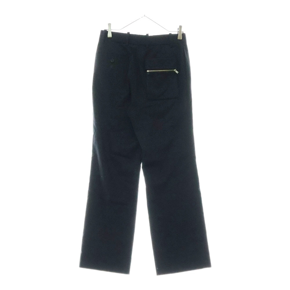 UNDERCOVER(アンダーカバー) 24AW ウールスラックス ジップポケットスラックスパンツ UC2D4503 ブラック