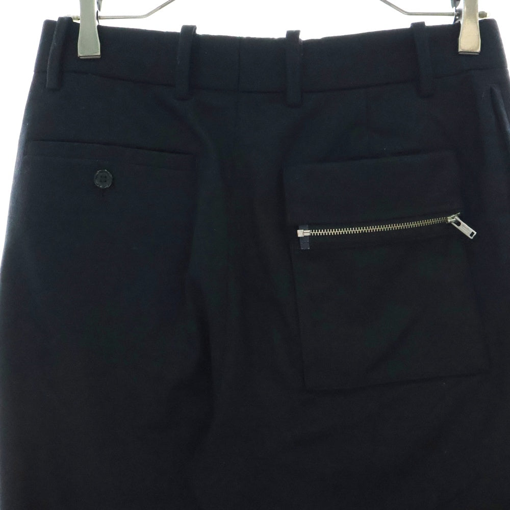 UNDERCOVER(アンダーカバー) 24AW ウールスラックス ジップポケットスラックスパンツ UC2D4503 ブラック