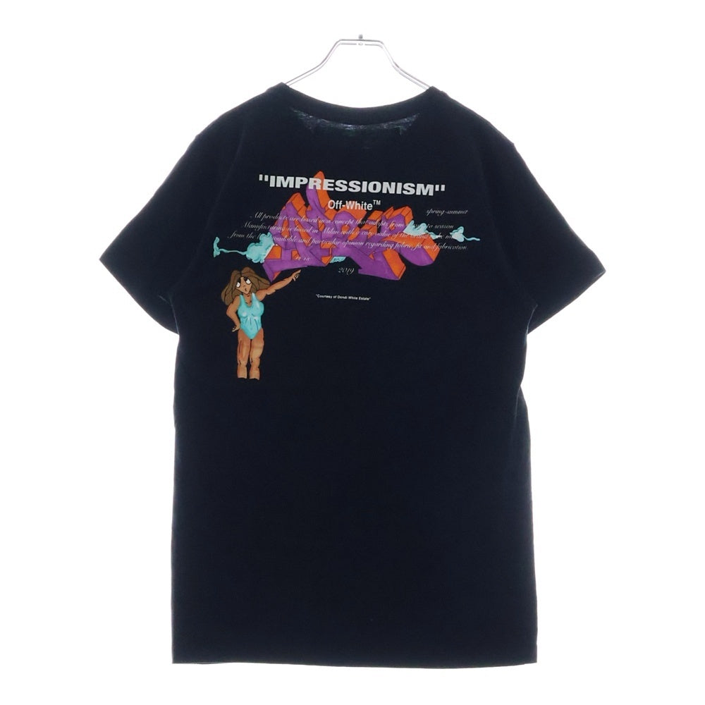 OFF-WHITE(オフホワイト) 19AW Dondi Woman T-Shirt 半袖Tシャツ ブラック OMAA027R19185007