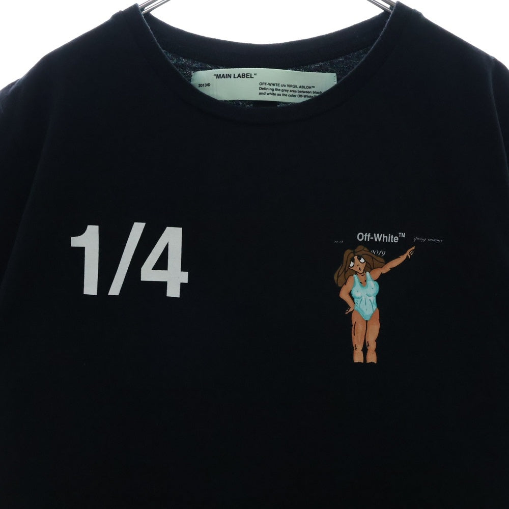 OFF-WHITE(オフホワイト) 19AW Dondi Woman T-Shirt 半袖Tシャツ ブラック OMAA027R19185007