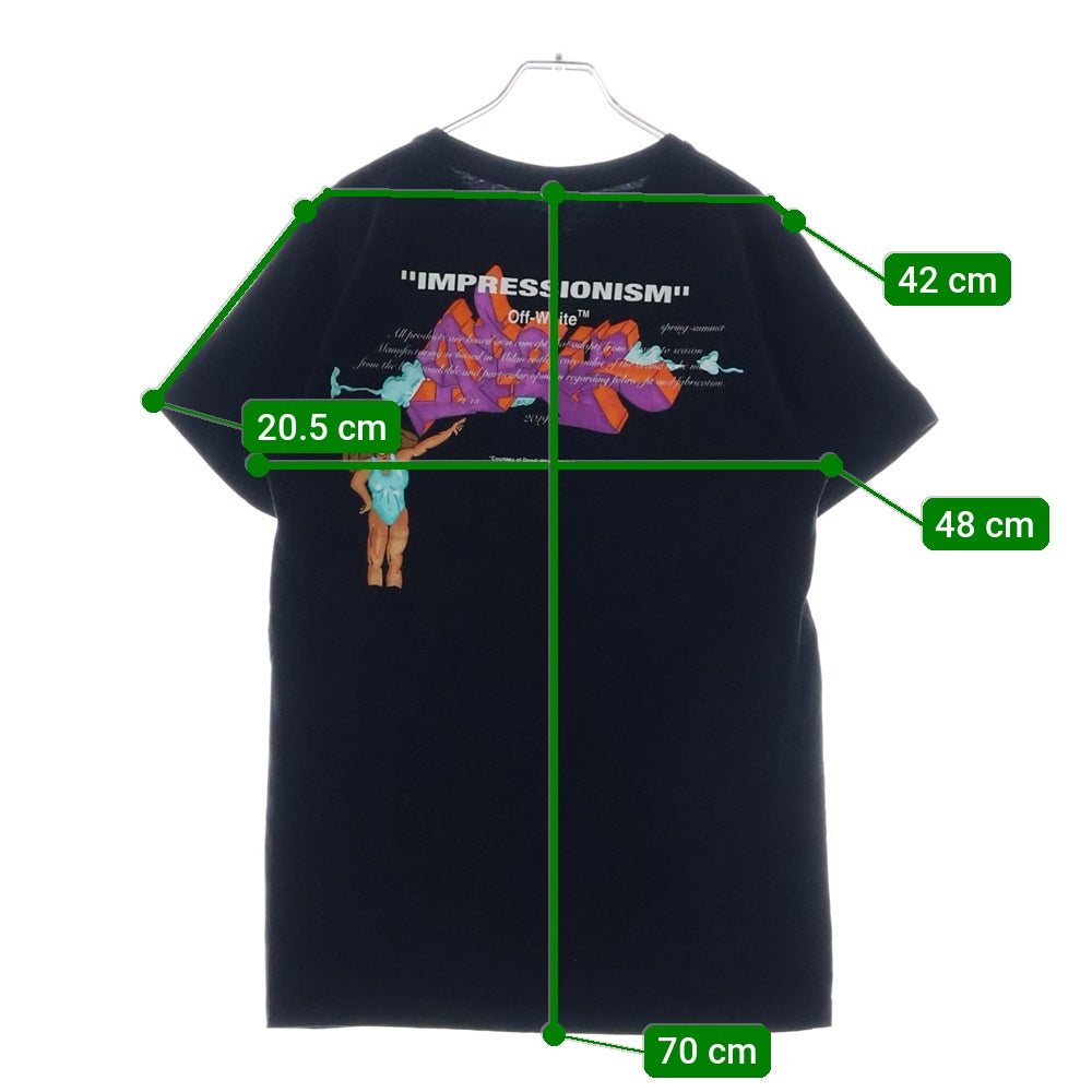 OFF-WHITE(オフホワイト) 19AW Dondi Woman T-Shirt 半袖Tシャツ ブラック OMAA027R19185007