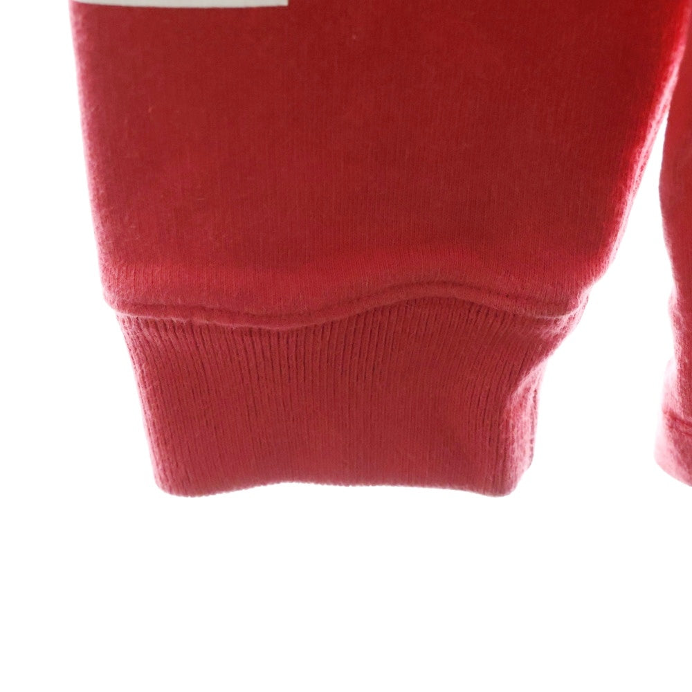 OFF-WHITE(オフホワイト) 18AW Diagonal Berini Layered Hoodie レイヤード プルオーバースウェットパーカー レッド OMBB042F18192011