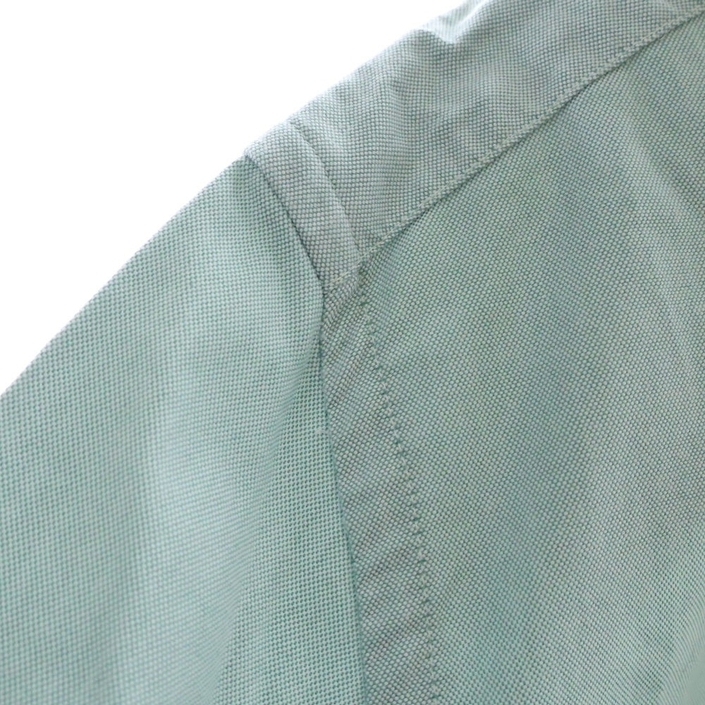 AMI Alexandre Mattiussi(アミアレクサンドルマテュッシ) Logo Shirt ハートロゴ刺繍 長袖シャツ グリーン E21HC024.45