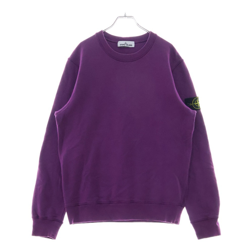 STONE ISLAND(ストーンアイランド) Sweatshirt ロゴワッペン クルーネックスウェットトレーナー パープル 751563020