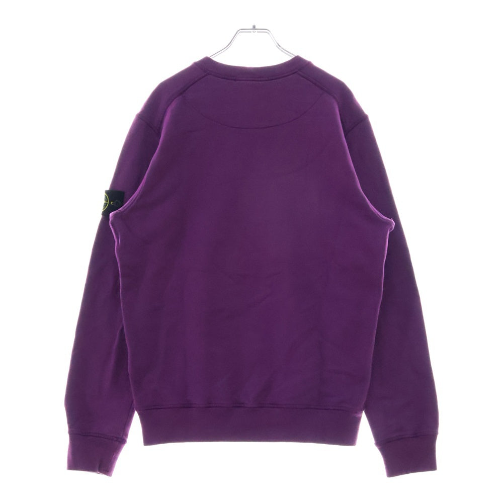 STONE ISLAND(ストーンアイランド) Sweatshirt ロゴワッペン クルーネックスウェットトレーナー パープル 751563020
