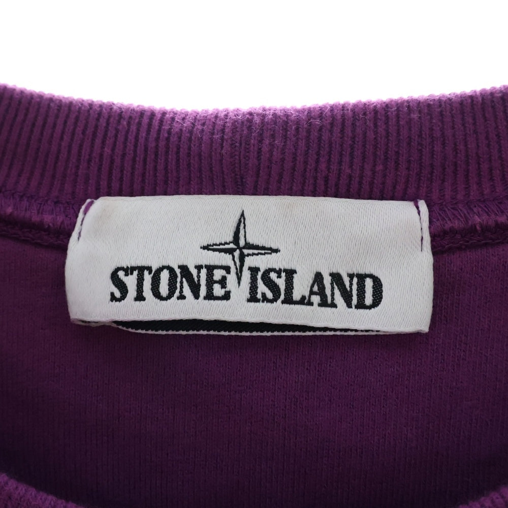 STONE ISLAND(ストーンアイランド) Sweatshirt ロゴワッペン クルーネックスウェットトレーナー パープル 751563020