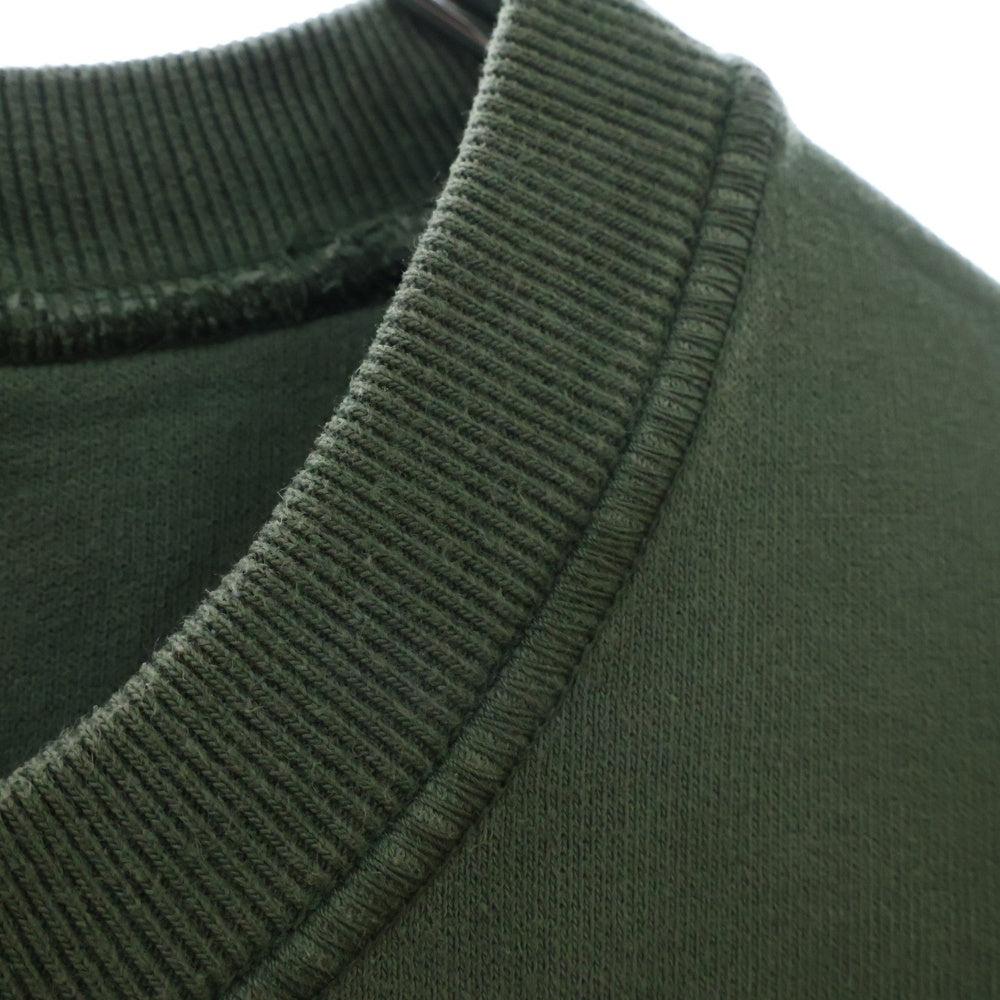 STONE ISLAND(ストーンアイランド) Sweatshirt ロゴワッペン クルーネックスウェットトレーナー カーキ 751563020