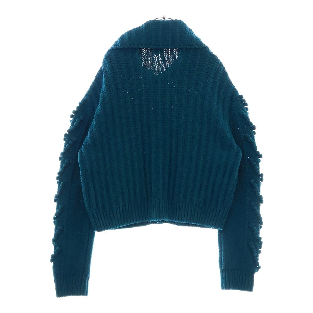 BOTTEGA VENETA(ボッテガヴェネタ) Knit Jacket Cardigan ニットジャケットカーディガン ブルー レディース 659564 V0RJ0