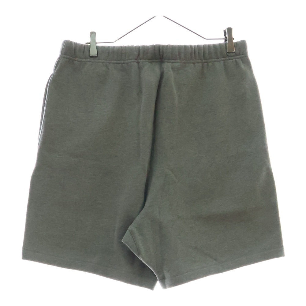 FEAR OF GOD ESSENTIALS(フィアオブゴッド エッセンシャルズ) SHORT PANTS 1977 フェルトロゴ スウェットハーフパンツ ショーツ グレー