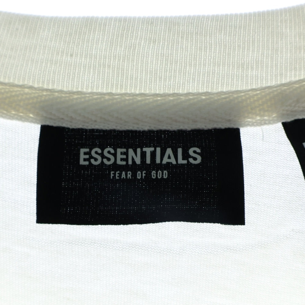 FEAR OF GOD ESSENTIALS(フィアオブゴッド エッセンシャルズ) S/S T-SHIRT FLOWER バックフラワーフォトプリント 半袖Tシャツ ホワイト