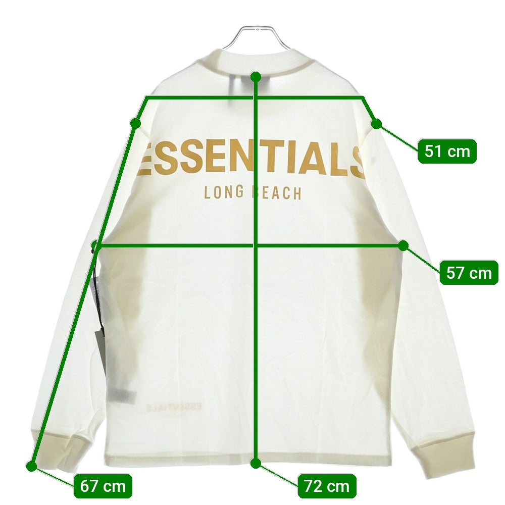 FEAR OF GOD ESSENTIALS(フィアオブゴッド エッセンシャルズ) L/S T-SHIRT LTD LONG BEACH ロングビーチ限定 長袖Tシャツ ロンT ホワイト