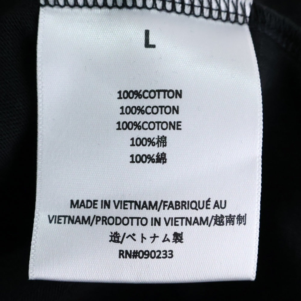 FEAR OF GOD ESSENTIALS(フィアオブゴッド エッセンシャルズ) L/S T-SHIRT ラバーロゴ 長袖Tシャツ ロンT ブラック