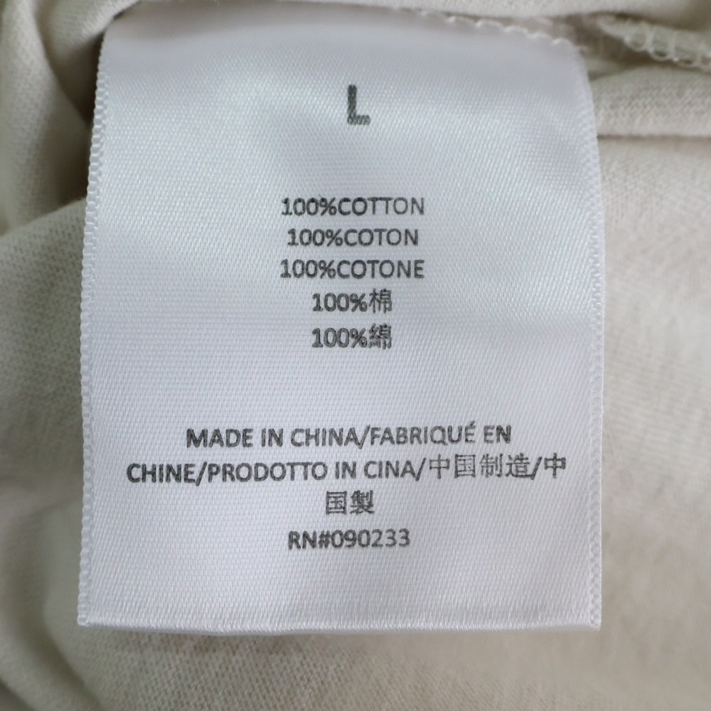 FEAR OF GOD ESSENTIALS(フィアオブゴッド エッセンシャルズ) L/S T-SHIRT ラバーロゴ 長袖Tシャツ ロンT アイボリー