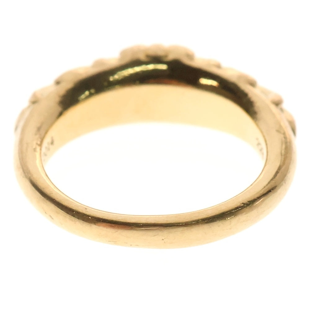 CHROME HEARTS(クロムハーツ) 22K BABYCLSC P/DIA ベイビークラシック フローラルクロスリング PAVEダイヤ ゴールド BCA055