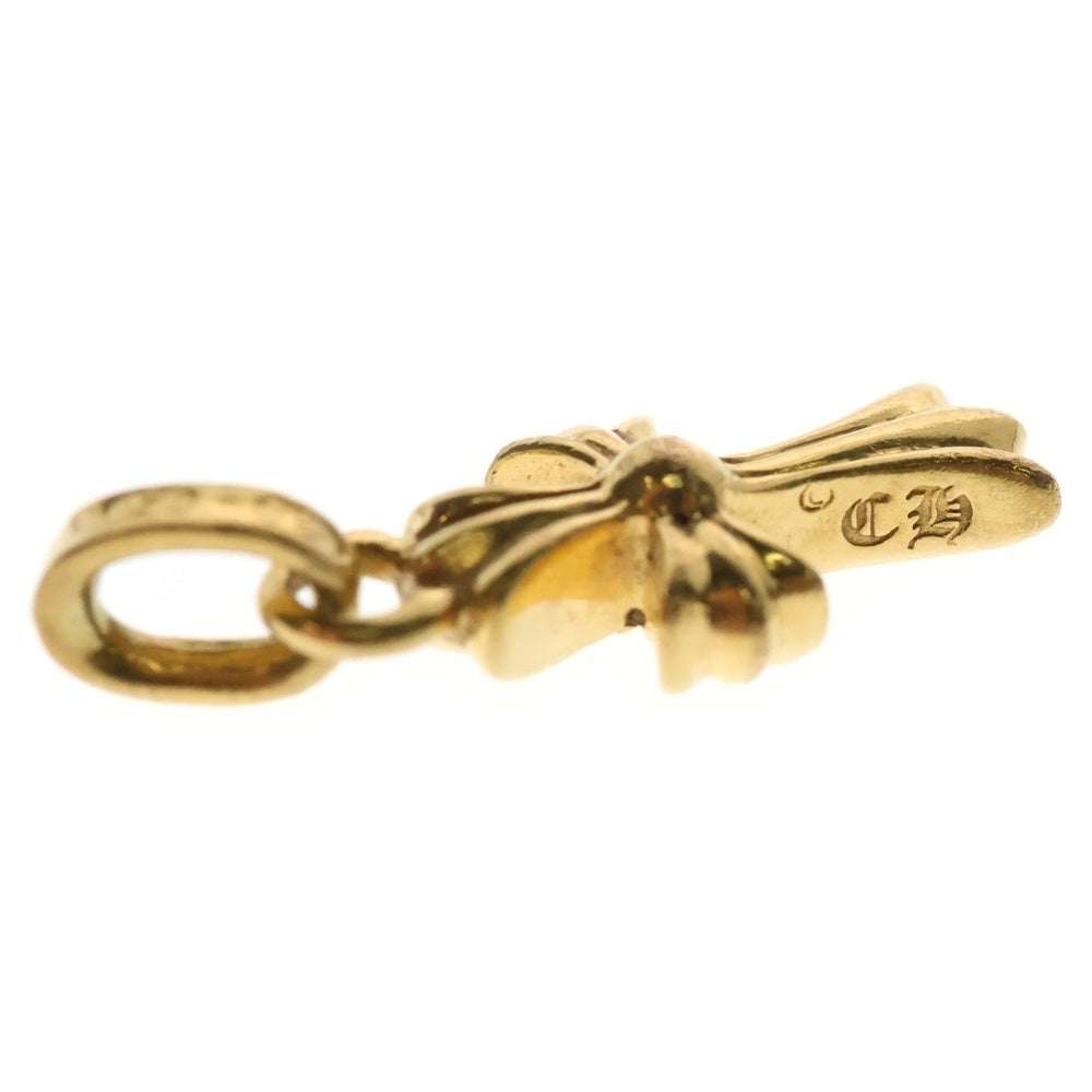 CHROME HEARTS(クロムハーツ) 22K CRS BBYFAT A/DIA ベイビーファットクロス AFTER アフターダイヤ ペンダントトップ ゴールド