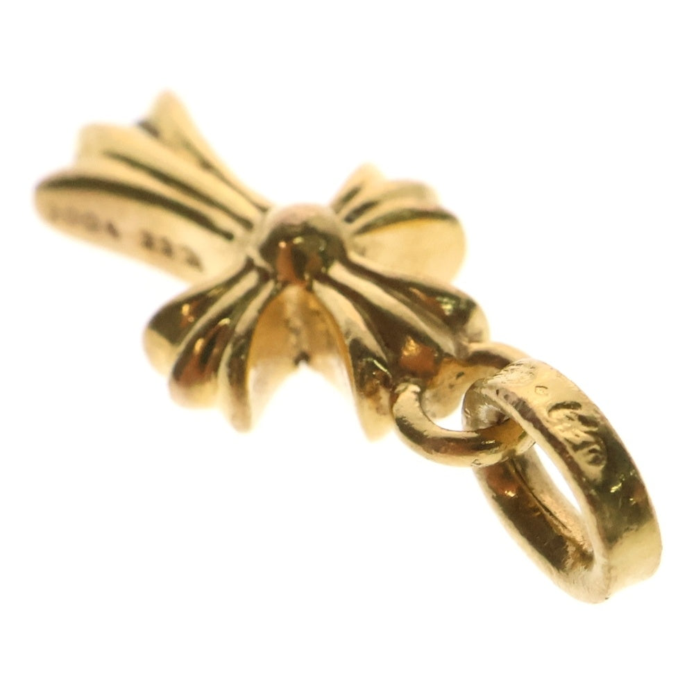 CHROME HEARTS(クロムハーツ) 22K CRS BBYFAT A/DIA ベイビーファットクロス AFTER アフターダイヤ ペンダントトップ ゴールド